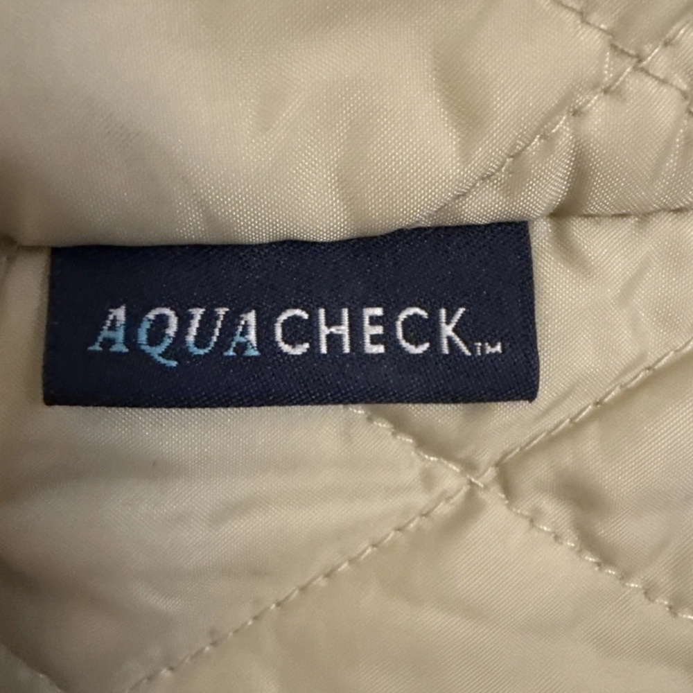 Lands End AquaCheck Insulated Jacket Tan Waterproof Coat XXL 50-52 NWOT - Picture 6 of 11